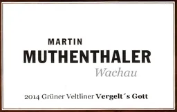 Vergelt's Gott Gruner Veltliner