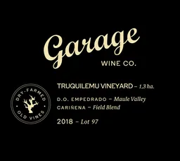 Garage Wine Co. Truquilemu Vineyard Lot 97 Carignan