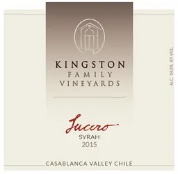 Kingston Family Vineyards Lucero Syrah