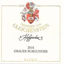 Freiherr von Gleichenstein Hofgarten Grauer Burgunder Trocken