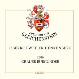 Freiherr von Gleichenstein Oberrotweiler Henkenberg Grauer Burgunder