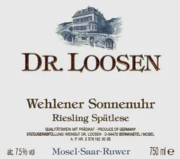 Wehlener Sonnenuhr Riesling Spatlese