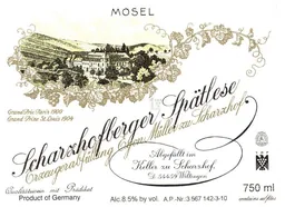 Egon Muller Scharzhofberger Riesling Spatlese