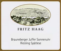 Fritz Haag Brauneberger Juffer Sonnenuhr Spatlese