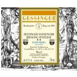 Zeltinger Sonnenuhr Riesling Spatlese