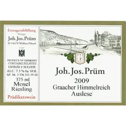 J.J. Prum Graacher Himmelreich Gold Capsule Riesling Auslese