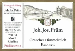 J.J. Prum Graacher Himmelreich Riesling Kabinett