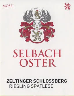 Zeltinger Schlossberg Riesling Spatlese