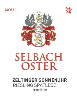 Zeltinger Sonnenuhr Riesling Spatlese Trocken