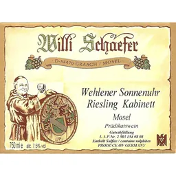 Wehlener Sonnenuhr Kabinett Riesling