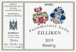 Forstmeister Geltz Mosel Riesling
