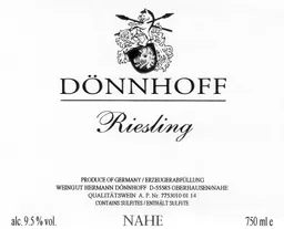 Nahe Estate Riesling Feinherb