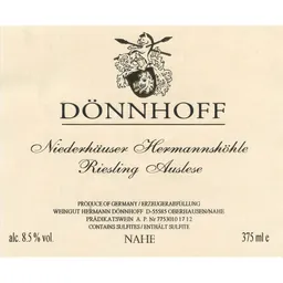 Niederhauser Hermannshohle Auslese