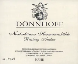 Niederhauser Hermannshohle Riesling Auslese Goldkapsel