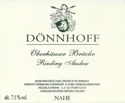 Oberhauser Brucke Riesling Auslese Goldkapsel