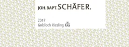 Joh. Bapt. Schafer Dorsheim Goldloch Riesling Grosses Gewachs