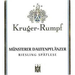 Kruger-Rumpf Munsterer Dautenpflanzer Riesling Spatlese