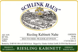 Schlink Haus Riesling Kabinett