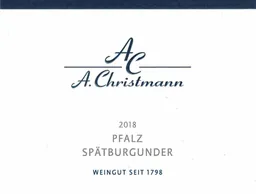 A. Christmann Pfalz Spatburgunder