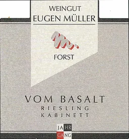Eugen Muller Vom Basalt Pechstein Riesling Kabinett