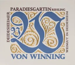 Von Winning Deidesheimer Paradiesgarten Riesling Erste Lage Trocken