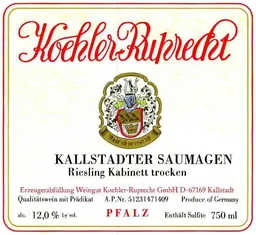 Kallstadter Saumagen Kabinett Trocken Riesling