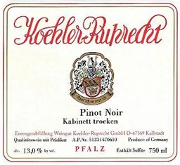 Pfalz Pinot Noir Kabinett Trocken