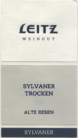 Josef Leitz Rudesheimer Sylvaner Trocken Alte Reben