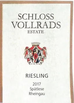 Schloss Vollrads Rheingau Riesling Spatlese