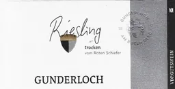 Gunderloch Rheinhessen Riesling Trocken vom Roten Schiefer
