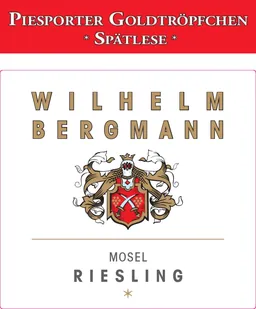 Wilhelm Bergmann Piesporter Goldtropfchen Riesling Spatlese
