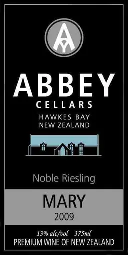 Abbey Cellars Mary Noble Riesling