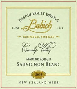 Babich Cowslip Downs Sauvignon Blanc