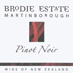 Brodie Estate Pinot Noir