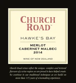 Church Road Winery Merlot Malbec Cabernet Sauvignon