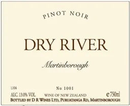 Dry River Wines Pinot Noir