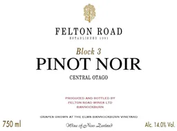 Block 3 Pinot Noir