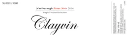 Clayvin Single Vineyard Pinot Noir