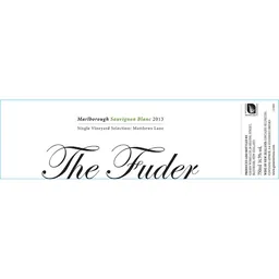 The Fuder Matthews Lane Sauvignon Blanc