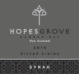 Hopes Grove Vineyard Silver Lining Syrah