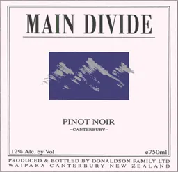 Main Divide Pinot Noir
