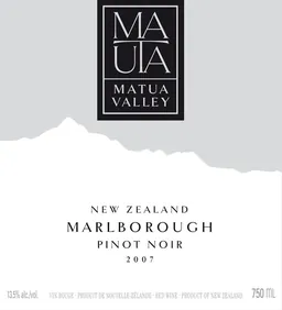 Marlborough Pinot Noir