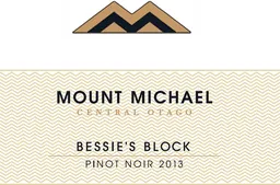 Mount Michael Wines Bessie's Block Pinot Noir