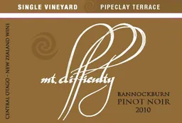 Mt Difficulty Pipeclay Terrace Pinot Noir