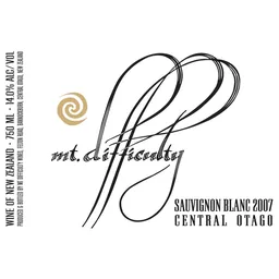 Mt Difficulty Sauvignon Blanc