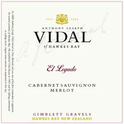 El Legado Cabernet Sauvignon Blend Gimblett Gravels