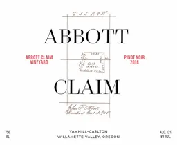 Abbott Claim Pinot Noir