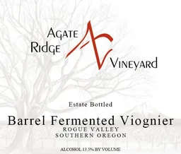 Agate Ridge Vineyard Barrel Fermented Viognier
