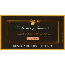 Archery Summit Winery Renegade Ridge Estate Pinot Noir
