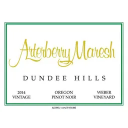 Arterberry Maresh Weber Vineyard Pinot Noir